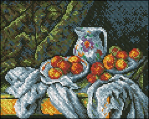 Still Life with Peaches