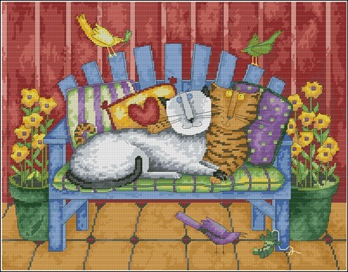 Porch cats