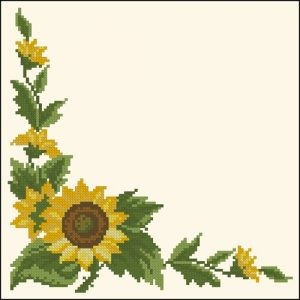 Sunflowers Table Topper Sunflowers Table Topper