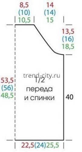 Ажурный топ крючком с цепочкой выкройка