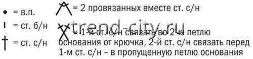 Длинный жилет крючком с цветочными прошвами ключ к схеме