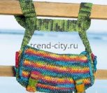 Сумка крючком, связанная крючком Сумка крючком, связанная крючком