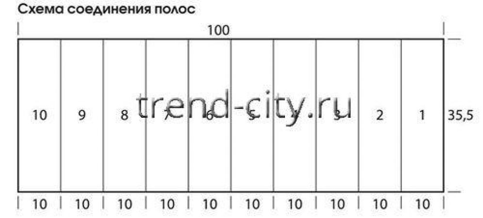 Сумка крючком в клетку схема