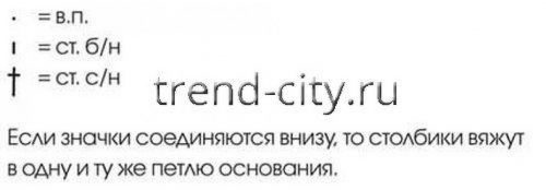 Туника крючком в восточном стиле ключ к схеме