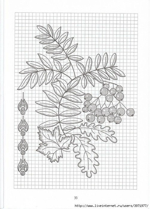 Poppies and Grapevine Motifs - image 36