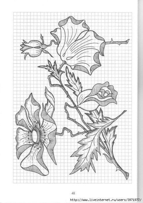 Poppies and Grapevine Motifs - image 22