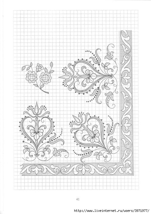Poppies and Grapevine Motifs - image 62