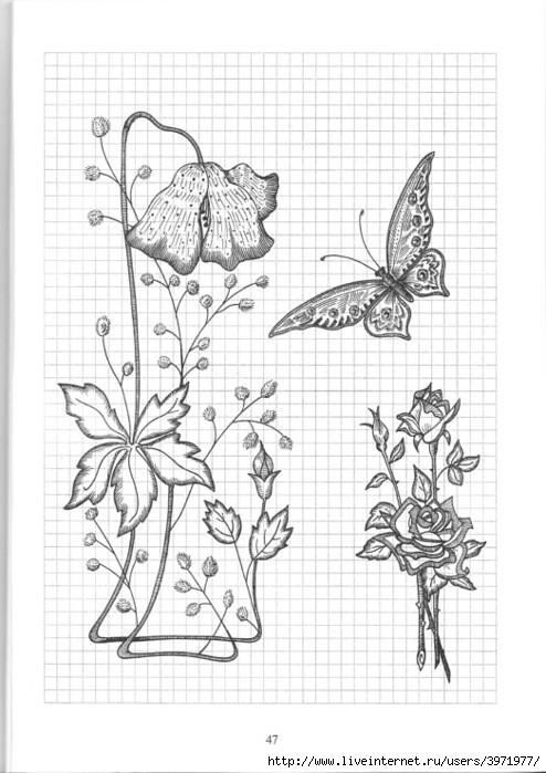Poppies and Grapevine Motifs - image 81