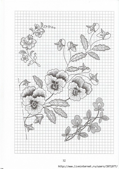 Poppies and Grapevine Motifs - image 93
