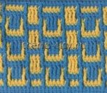 Жаккардовый узор крючком №1000 Жаккардовый узор крючком №1000