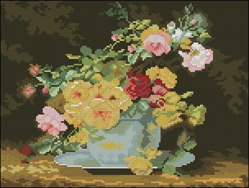 Rose in a Porcelain Bowl
