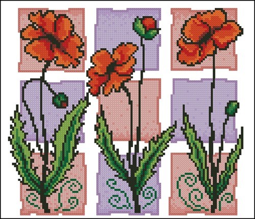 Тhree poppies