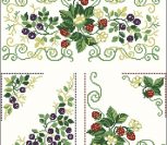 Черника и земляника (набор салфеток) Черника и земляника (набор салфеток)