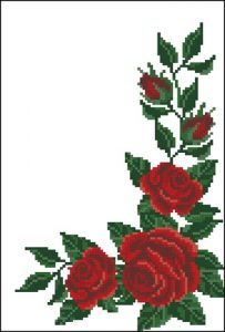 Rosas em Ponto cruz Rosas em Ponto cruz