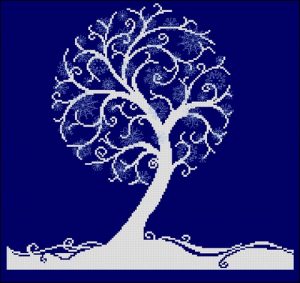 Spring Cross Stitch 05096 tree Spring Cross Stitch 05096 tree