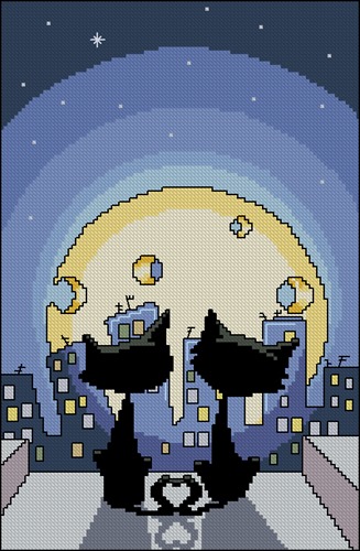 Cats and Cheese Moon