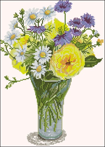 Yellow Rose and Daisy Bouquet