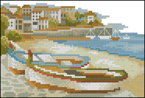 Fishing boats on the beach