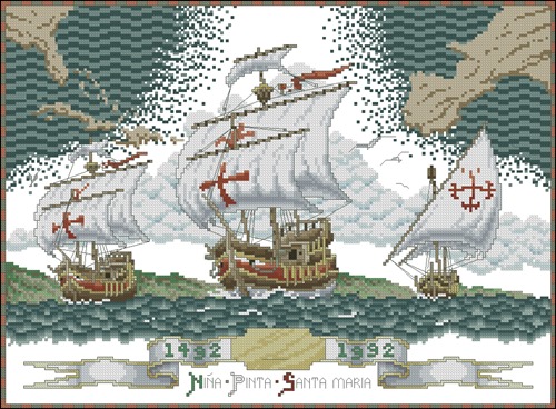 Nina, Pinta and Santa Maria