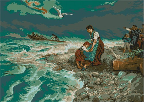 Шторм на море (Storm at sea)