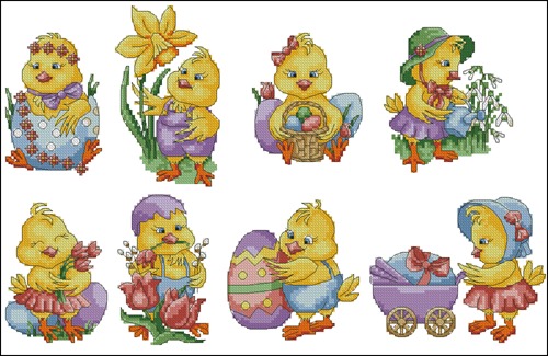 Пасхальные цыплятки