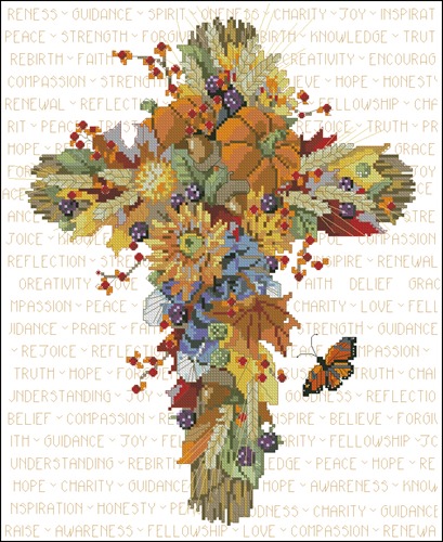 Floral Cross