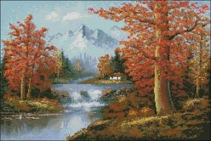 Красивый осенний пейзаж
