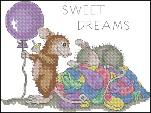 Mice Sleeping on Balloon Pile