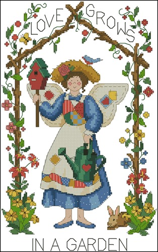 Love Grows in a Garden Angel