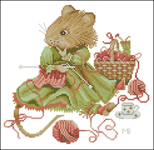Vera the Mouse Knitting