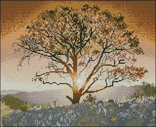 Artistic Landscapes, Sunset Silhouette