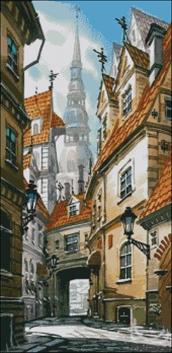 Старая Рига 2 - триптих