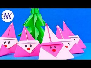 ВИДЕО: Как сделать Деда Мороза из бумаги? Как сделать Деда Мороза из бумаги?
