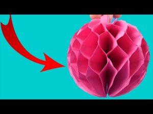 ВИДЕО: Как сделать новогодний шар из бумажных сот? Как сделать новогодний шар из бумажных сот?