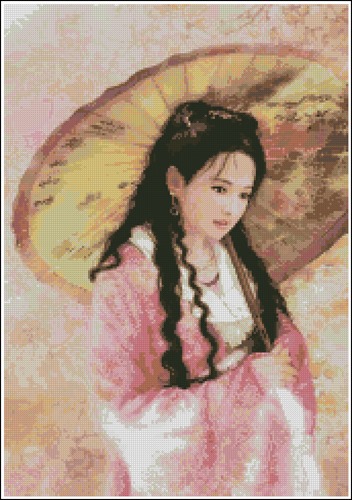 Girl With a Silk Parasol