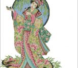 Японка с птичками Японка с птичками