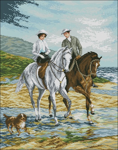 A Horseback Ride by the Sea