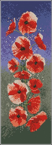 Poppies panel