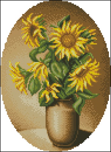 Sunflowers - small model