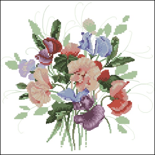Sweet Pea Posy