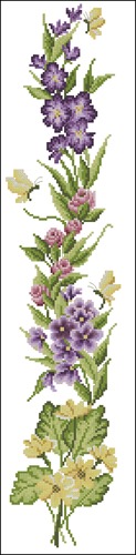 Wild Flowers Bell Pull
