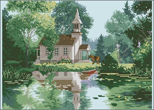 Chapel by the Pond