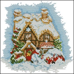 Snowy Christmas Cottage Snowy Christmas Cottage