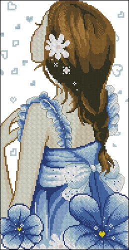 Girl with Braided Brown Hair