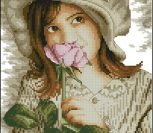 Kim Anderson Fillette a la rose Kim Anderson Fillette a la rose