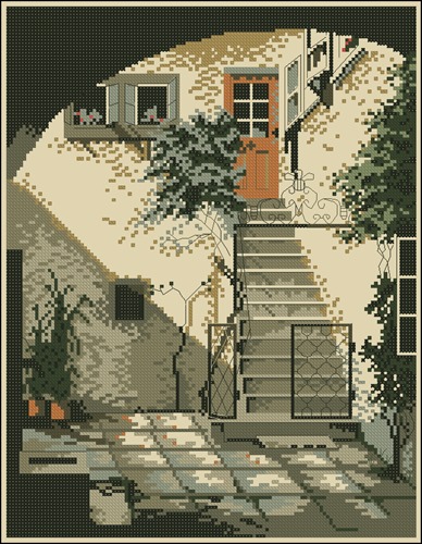 Old Town Courtyard