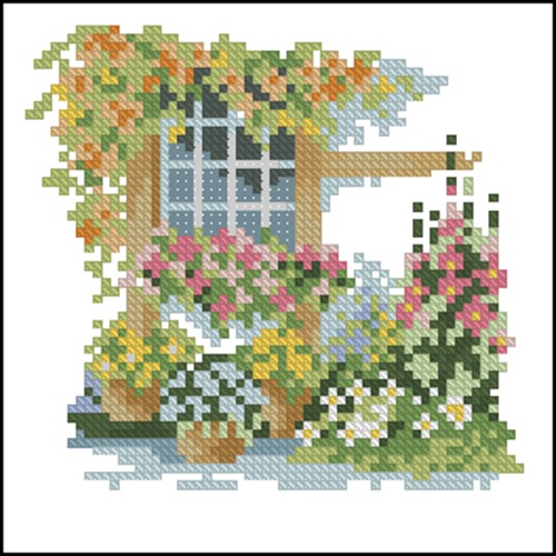 Window with Flowers