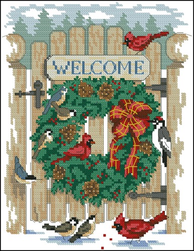 Inviting Holiday Wreath