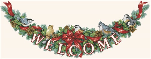 Holiday Welcome Tree Skirt