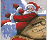 Santas on his way Santas on his way
